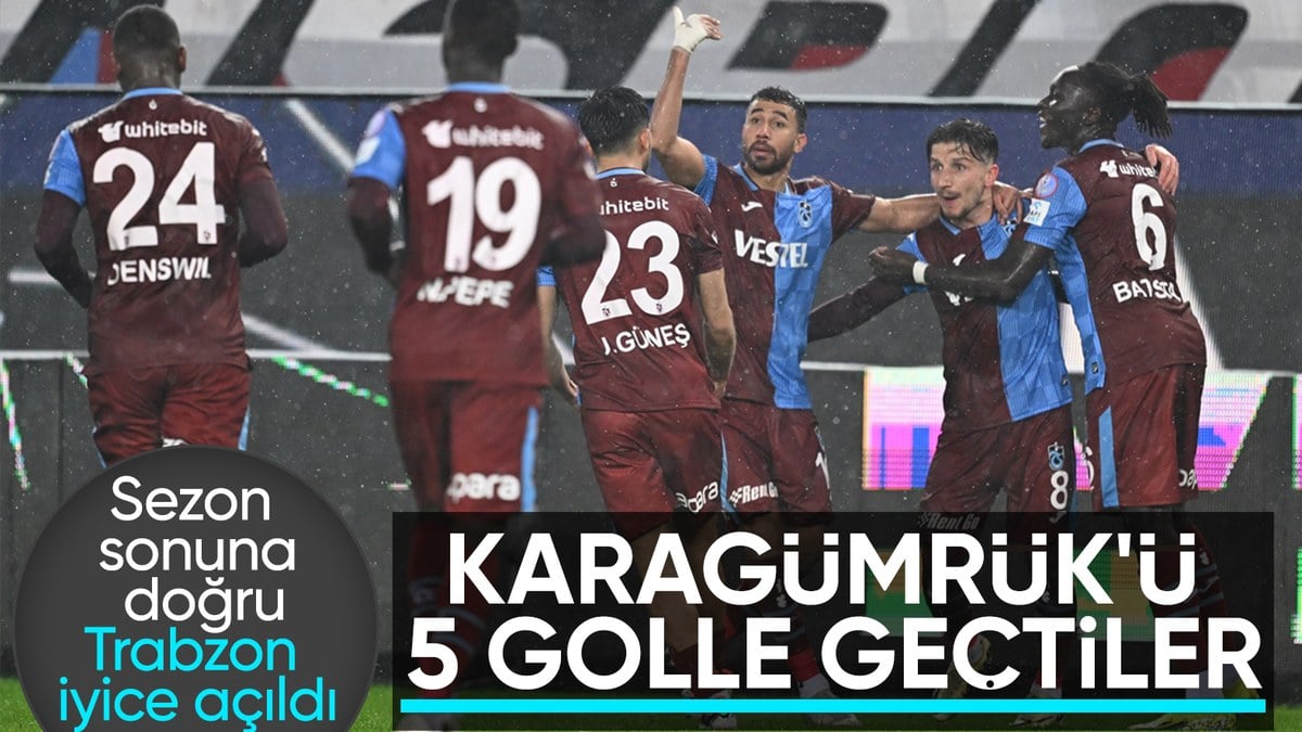 Trabzonspor Fatih Karagumruku bes golle yikti