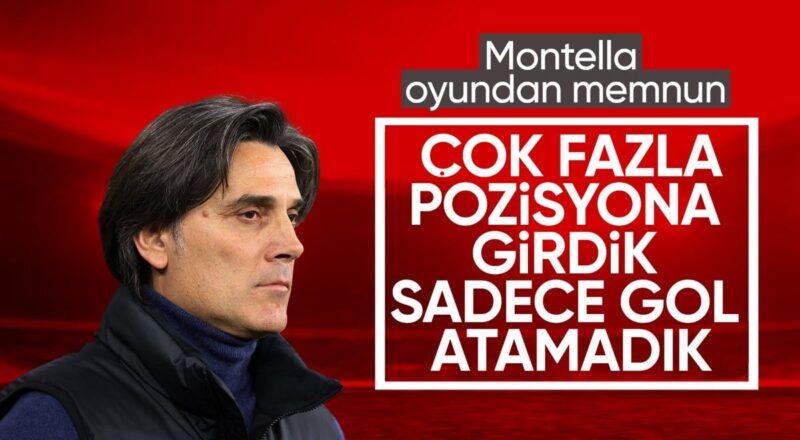 Vincenzo Montella Genel olarak oyundan memnunum